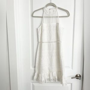 Two Sister White Lace Dress